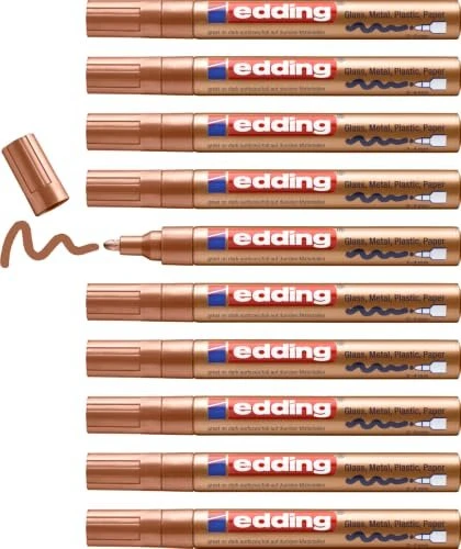 edding 750 Lackmarker kupfer, 10er-Pack