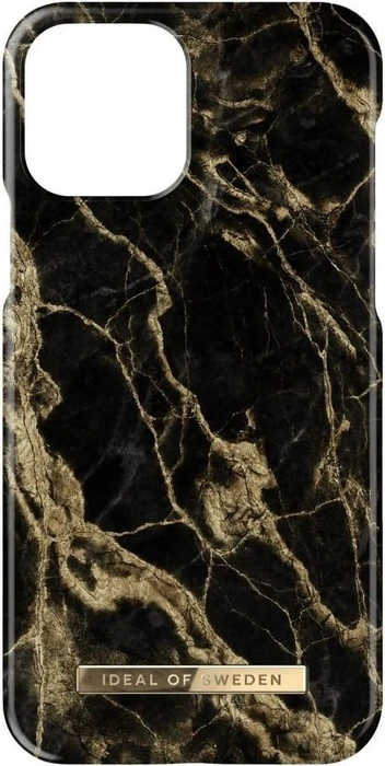 iDeal of Sweden Fashion Case für Apple iPhone 13 Golden Smoke Marble