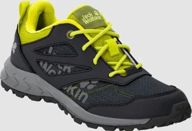 Jack Wolfskin Woodland Low black/lime (Junior)