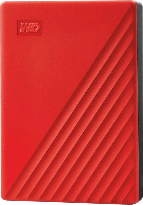 Western Digital WD My Passport Portable Storage, rot, 6TB, USB 3.0 Micro-B