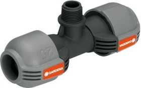 Gardena T-Stück 25mm, 1/2" Außengewinde