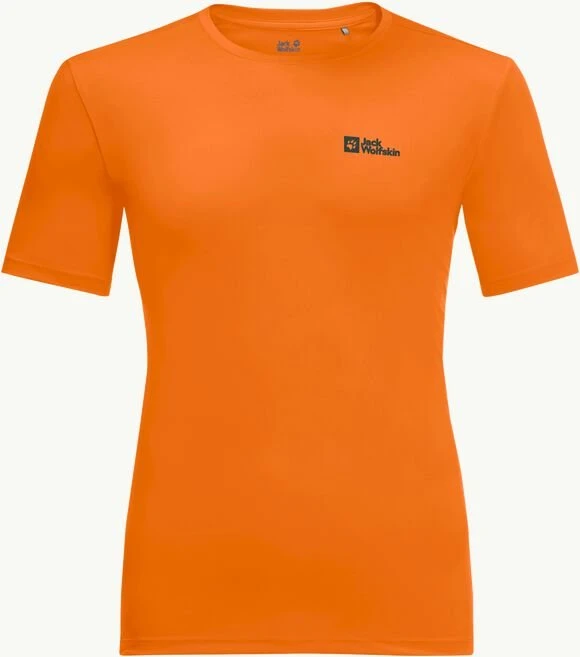 Jack Wolfskin Tech Funktionsshirt kurzarm blood orange (Herren)