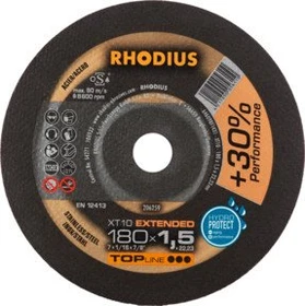 Rhodius TopLine XT 10 Trennscheibe, 180x1.5x22.23mm, 25 Stück