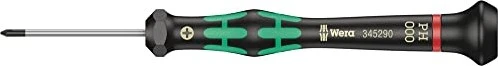 Wera Kraftform Micro 2050 Elektroniker Kreuzschlitz Schraubendreher, PH000x40mm