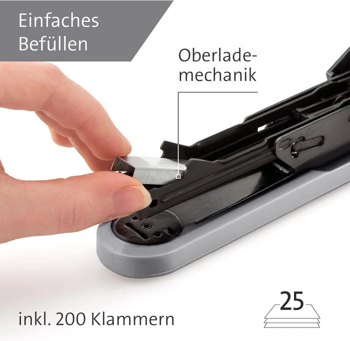 Novus B 2 Color ID 2.0 Hefter, Smart Grey
