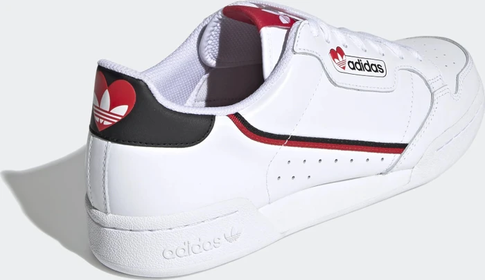 adidas Continental 80 cloud white/core black/scarlet