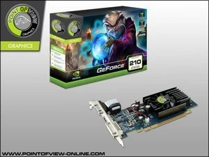 Point of View GeForce 210, 512MB DDR3, VGA, DVI, HDMI