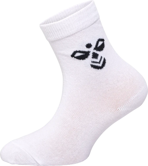 hummel Sutton Socken weiß, 3 Paare (Junior)