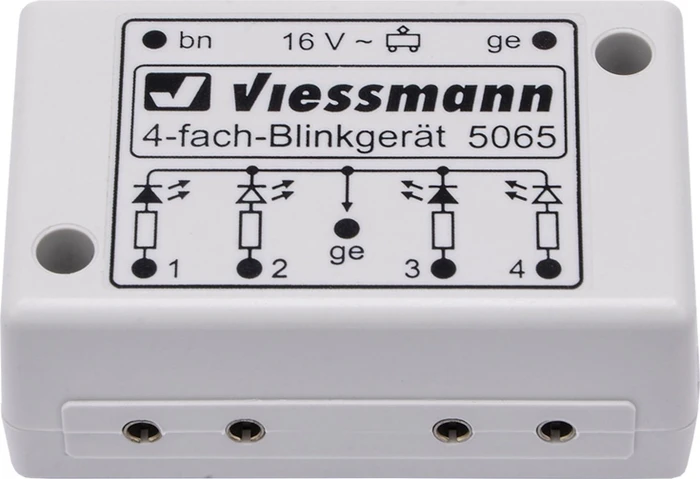 Viessmann Vierfach-Blinkelektronik für Andreaskreuze