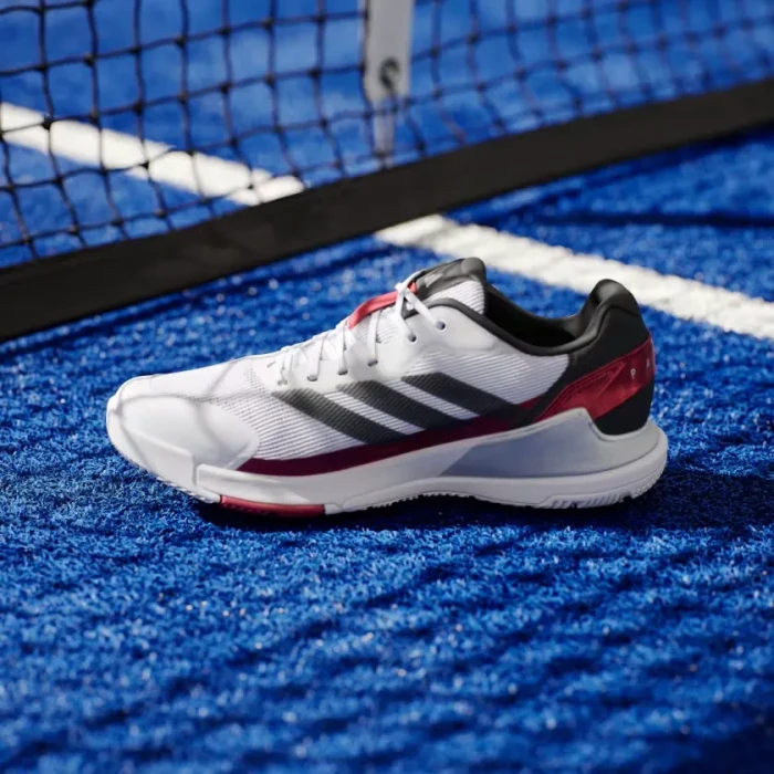 adidas Crazyquick Padel cloud white/core black/lucid red (Herren)