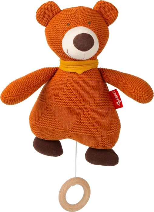 Sigikid Baby Strick-Spieluhr Bär 26cm