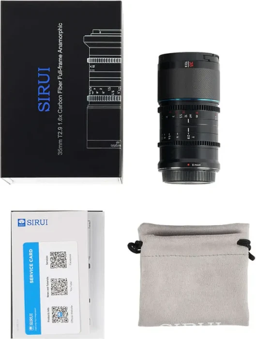 Sirui Saturn 75mm T2.9 Anamorphot 1.6x Blue Flare für Sony E