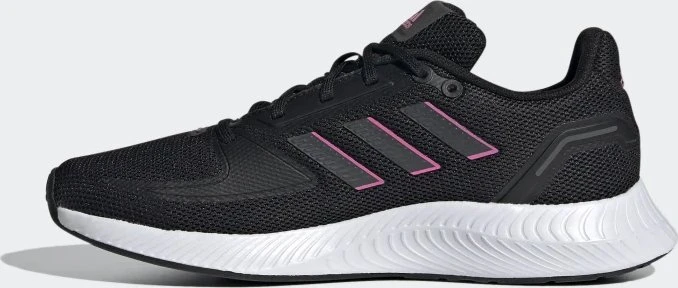 adidas Runfalcon 2.0 core black/grey six/screaming pink (Damen)