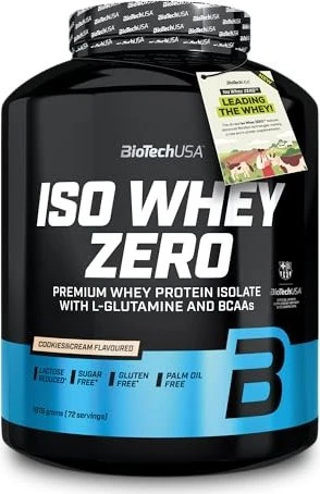 BioTech USA Iso Whey Zero Cookies&Cream 1816g