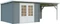 Palmako Ella 8.7+8.2m² Schleppdach Gartenhaus Vorschaubild