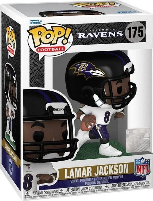 FunKo Pop! Football - Baltimore Ravens - Lamar Jackson (Away Uniform)