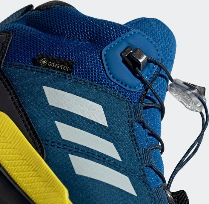 adidas Terrex Mid GTX blue beauty/grey one/shock yellow (Junior)