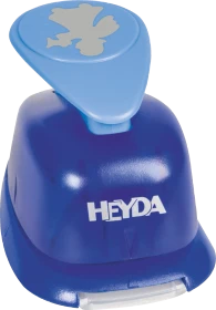 Heyda Hebel-Motivstanzer groß, Engel, blau, 25mm