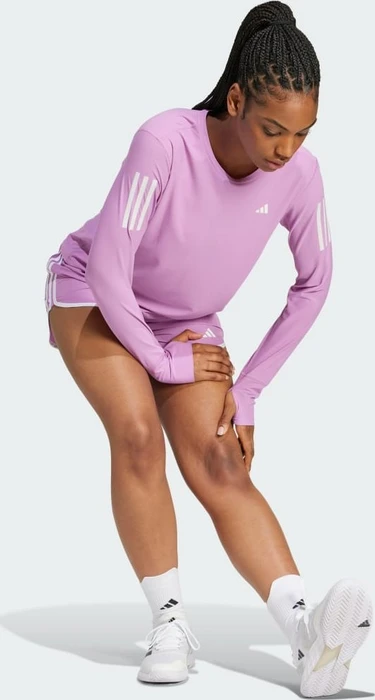 adidas Own The Run Laufshirt langarm preloved purple (Damen)