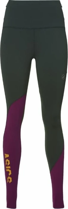 Asics FuzeX Highwaist Tight Laufhose lang hampton green/prune (Damen)