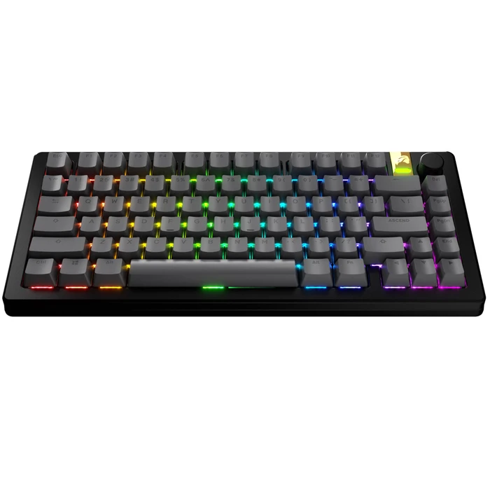 Glorious GPBT Basics Keycaps, Kunststoff (PBT), Armor Grey, grau, 130 Tasten, ANSI-US