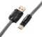 Sharkoon Skiller SGK50 Aviator Cable Set, USB-C [Stecker] auf USB-A [Stecker], Tastaturkabel (Spiral-Textilkabel), 1.85m, schwarz/grau Vorschaubild