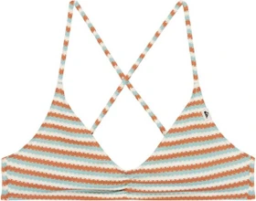 Quiksilver Clickity Clack Bikini-Oberteil tobacco/clickity stripe (Damen)