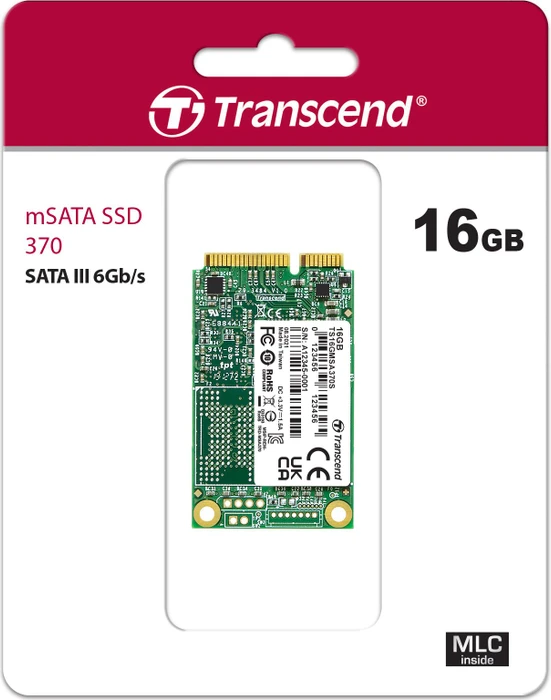 Transcend MSA370S 16GB, MO-300 / mSATA 6Gb/s