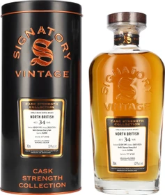 Signatory Vintage Cask Strength Collection North British 1991 34 Years Old 700ml