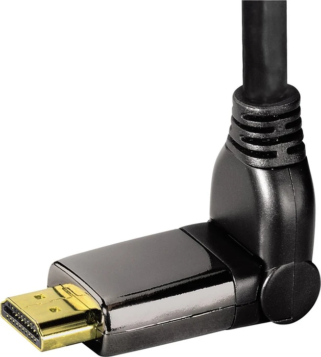 Hama High Speed mit Ethernet HDMI 1.4 Kabel und rotierbarem Stecker schwarz, 1.50m