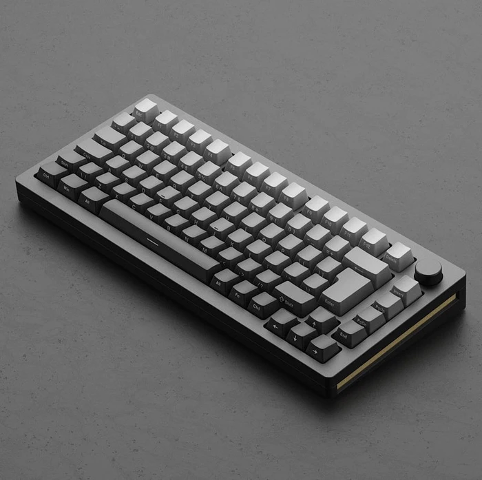 Akko Monsgeek M1W SP, Grey & Black, LEDs RGB, hot-swap, V3 Piano Pro, USB/Bluetooth, DE