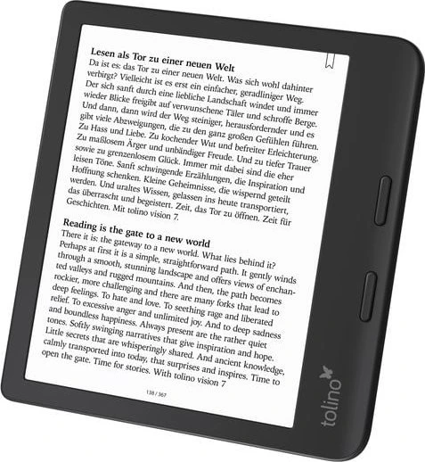 tolino vision color, schwarz, 32GB Flash