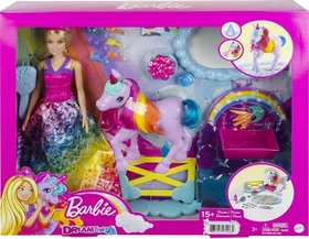 Mattel Barbie - Dreamtopia Dreamtopia Playset with Barbie, Pet Unicorn & Color Change Potty