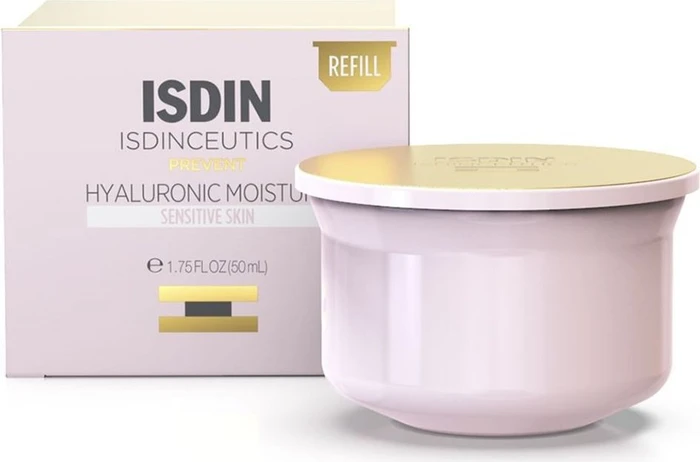 Isdin Isdinceutics Hyaluronic Moisture für empfindliche Haut Creme Refill, 50g