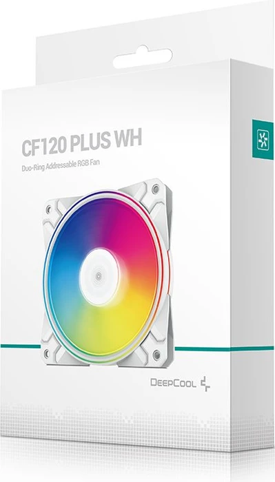 DeepCool CF120 Plus WH, LED-Steuerung, Lüftersteuerung, 120mm