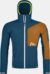 Ortovox Berrino Hooded Funktionsjacke petrol blue (Herren)