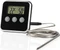 Nedis Fleisch-Thermometer schwarz digital Vorschaubild