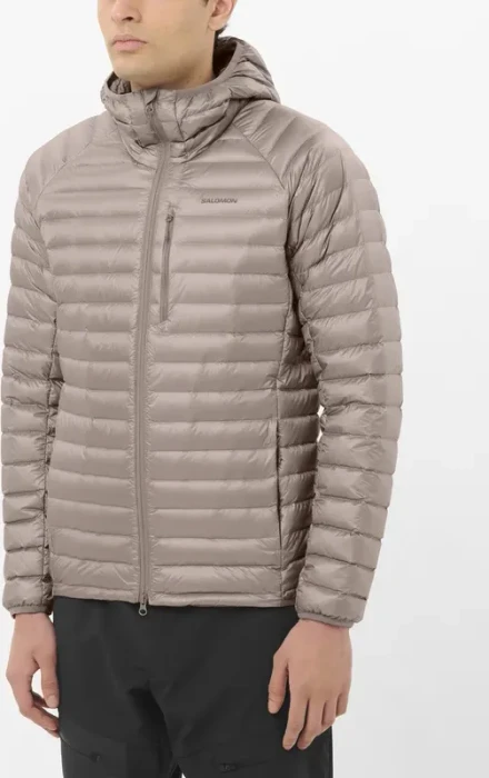 Salomon Elixir Micro Down Hooded Funktionsjacke iron (Herren)