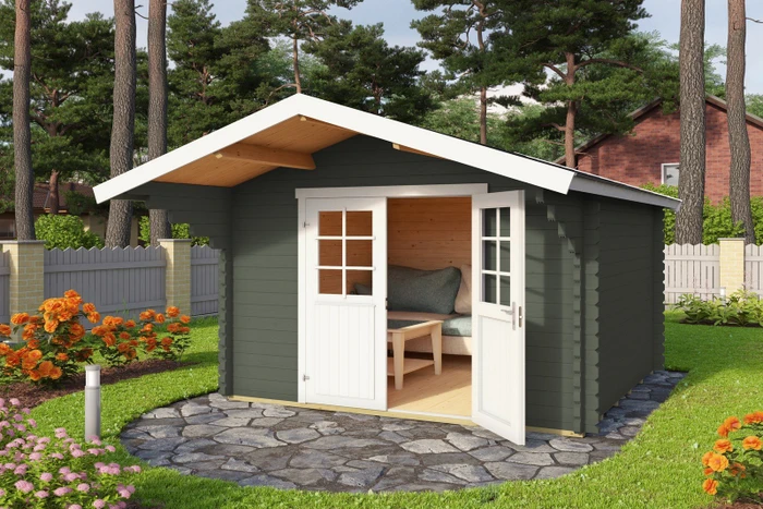 Lasita Maja Viljandi 34 Gartenhaus gletschergrün