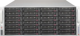 Supermicro SuperChassis 846BE1C-R1K23B, grau/schwarz, 4HE, 1x 1200W redundant