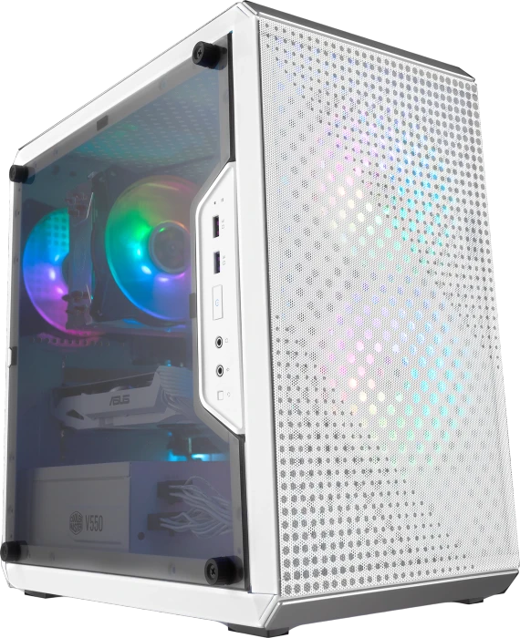 Cooler Master MasterBox Q300L White, Acrylfenster