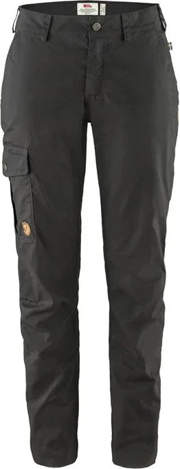 Fjällräven Karla Lite Curved Trousers Hose lang dunkelgrau (Damen)