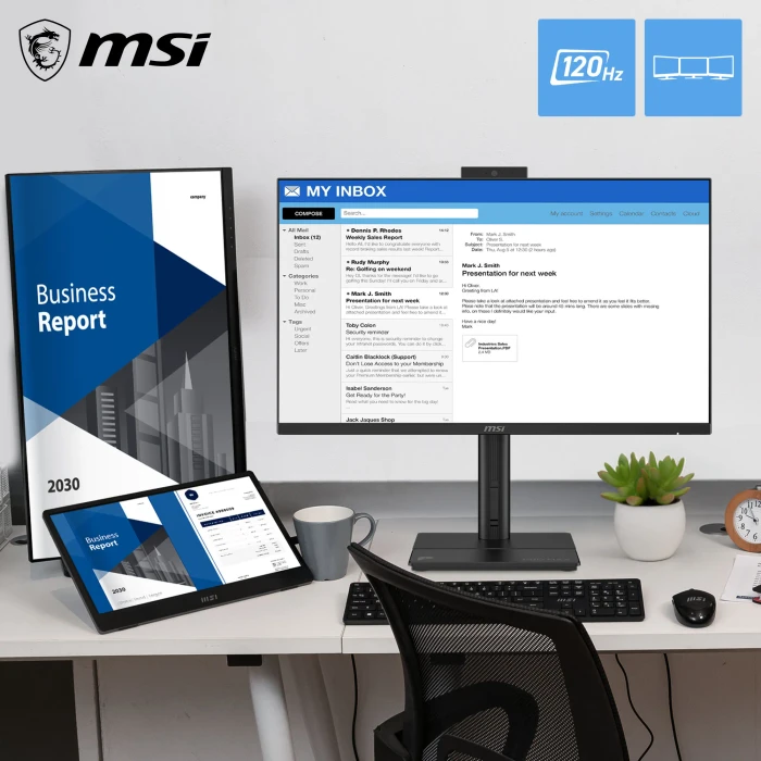 MSI PRO MAX 27P 8MG-016DE, schwarz, Ryzen 7 255, 16GB RAM, 512GB SSD, DE