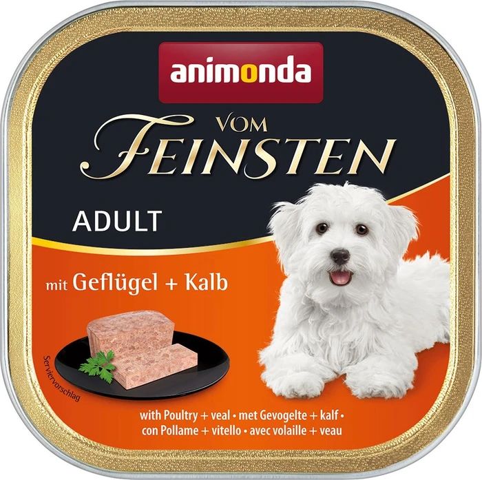 animonda Vom Feinsten mit Rind und Putenherzen, 7.20kg (48x 150g)