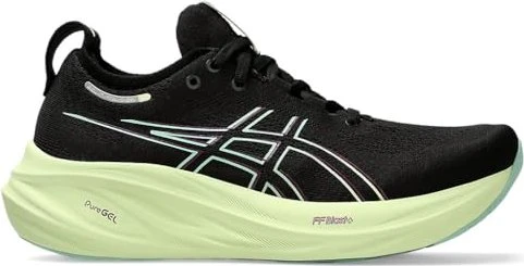 Asics Gel-Nimbus 26 black/cool matcha (Damen)