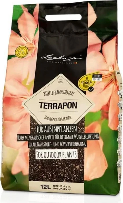 Lechuza TerraPON mineralisches Humus-Pflanzsubstrat, 12l