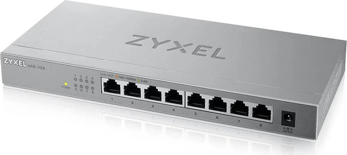 Zyxel MG-108 Desktop 2.5G Switch, 8x RJ-45