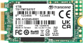 Transcend Industrial MTS570T-I SSD 1TB, M.2 2242 / B-M-Key / SATA 6Gb/s