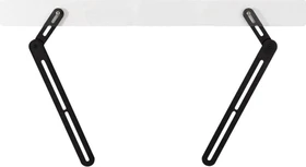 SpeaKa Professional Easy Soundbar-Halterung schwarz, Paar