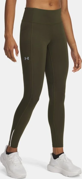 Under Armour Launch Laufhose lang expedition green/reflective (Damen)